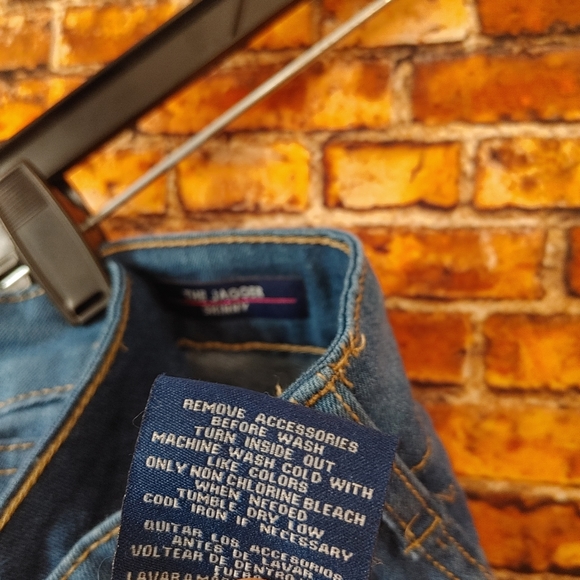 Vigoss - High Rise Super Stretch - Medium Wash Skinny Jeans Juniors size 14 NWT - Picture 10 of 14